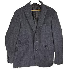 Joseph Abboud Sport Coat Blazer Jacket Mens Gray 42 Gray Slim Fit Business Work